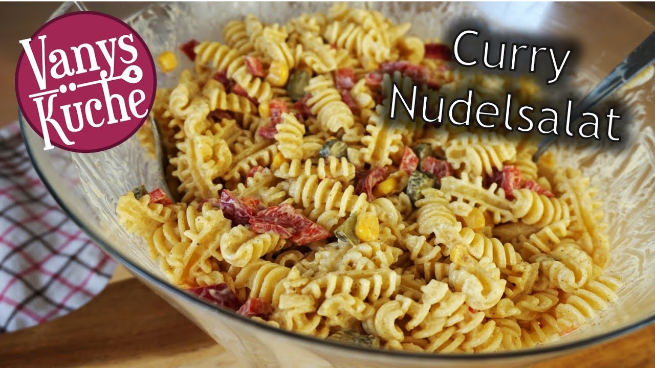 Curry Nudelsalat (ruck-zuck gemacht!) - YouTube
