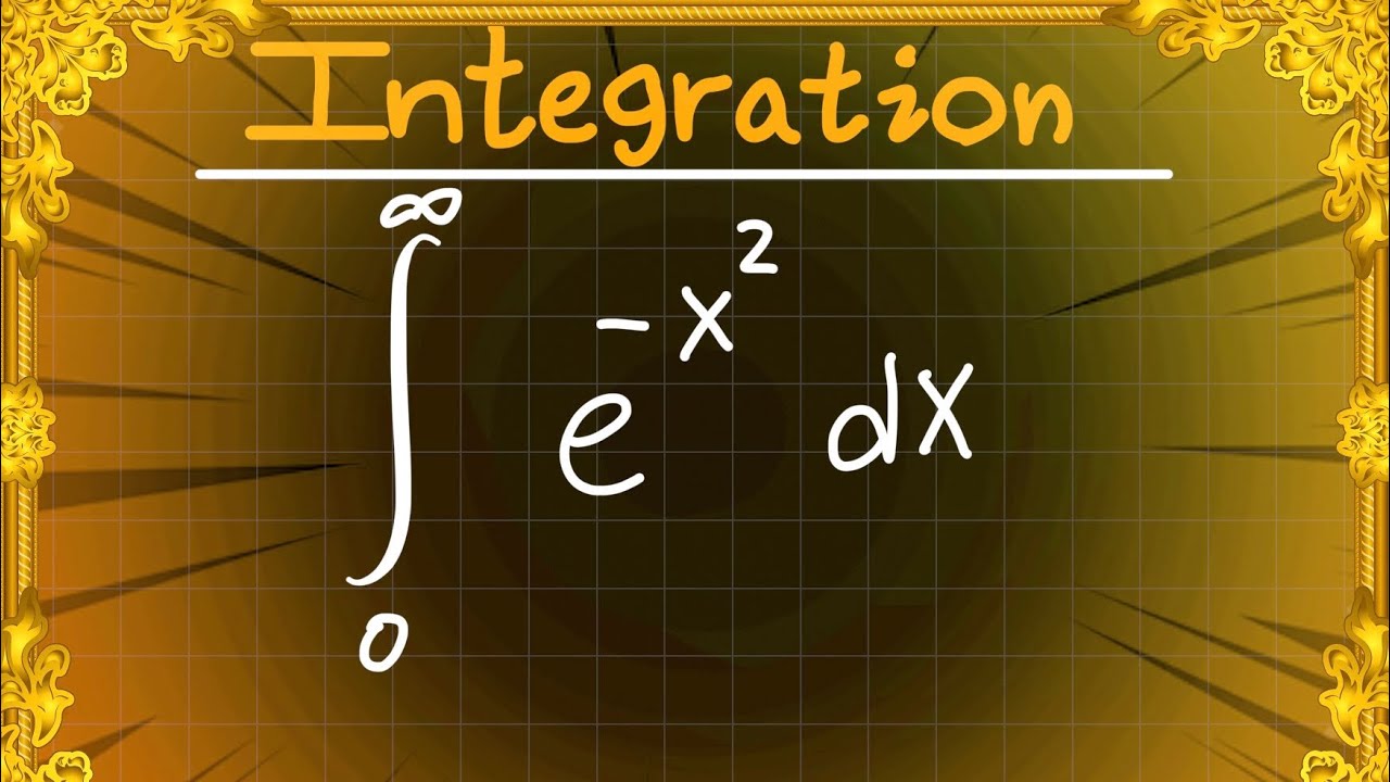 Integral of e^(-x^2) dx from 0 to infinity