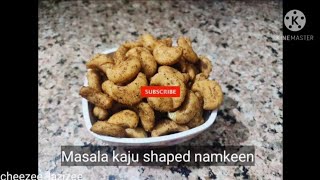 Masala kaju namakeen/ moon shaped namakpare/ kaju shaped namkpare/ masala kaju shaped namakpare