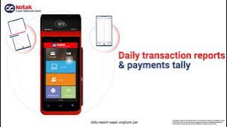 Kotak POS machine: Empowering business with contactless & secure payments