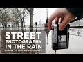 Street photography in the rain, London (pt 2 with Roman Fox) & how to kill a Fujifilm XT4 & X100V