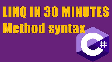C# LINQ Method Syntax in 35 minutes - Beginner level