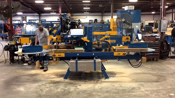Baker Products Model "A" Resaw with Diesel Engine ...