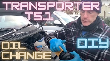 VW Transporter oil change - full guide (VW Transporter T5.1)