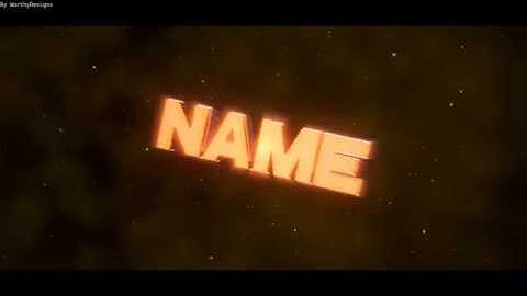 #25 • Free Orange Intro Template #17 | Blender Only