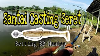 Casting Seret | Setting Kalis Sangkut | Casting Kolam Air Masin SCH WAK#038