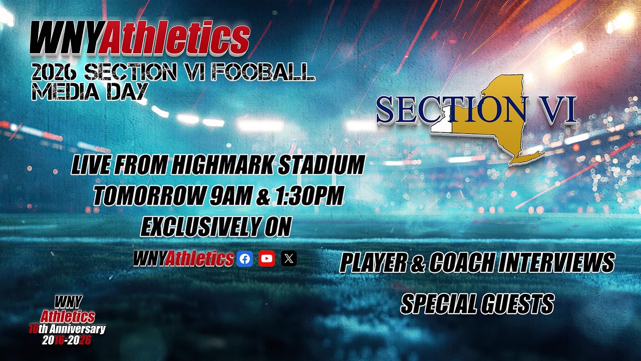 2026 Section VI Football Media Day Live From Highmark Stadium