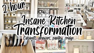 KITCHEN ORGANIZATION IDEAS 2021 / KITCHEN DECLUTTER AND ORGANIZE / MASSIVE KITCHEN ORGANIZATION 2021