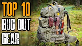 TOP 10 BUG OUT BAG ESSENTIALS 2020 (Bug Out Survival Gear 2020) 