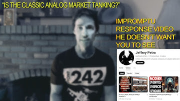 "Is The Classic Analog Synth Market Tanking?" RESPONSE