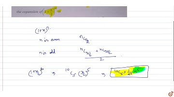 The power of x which has the greatest coefficient inthe expansion of  `(1+x/2)^10`