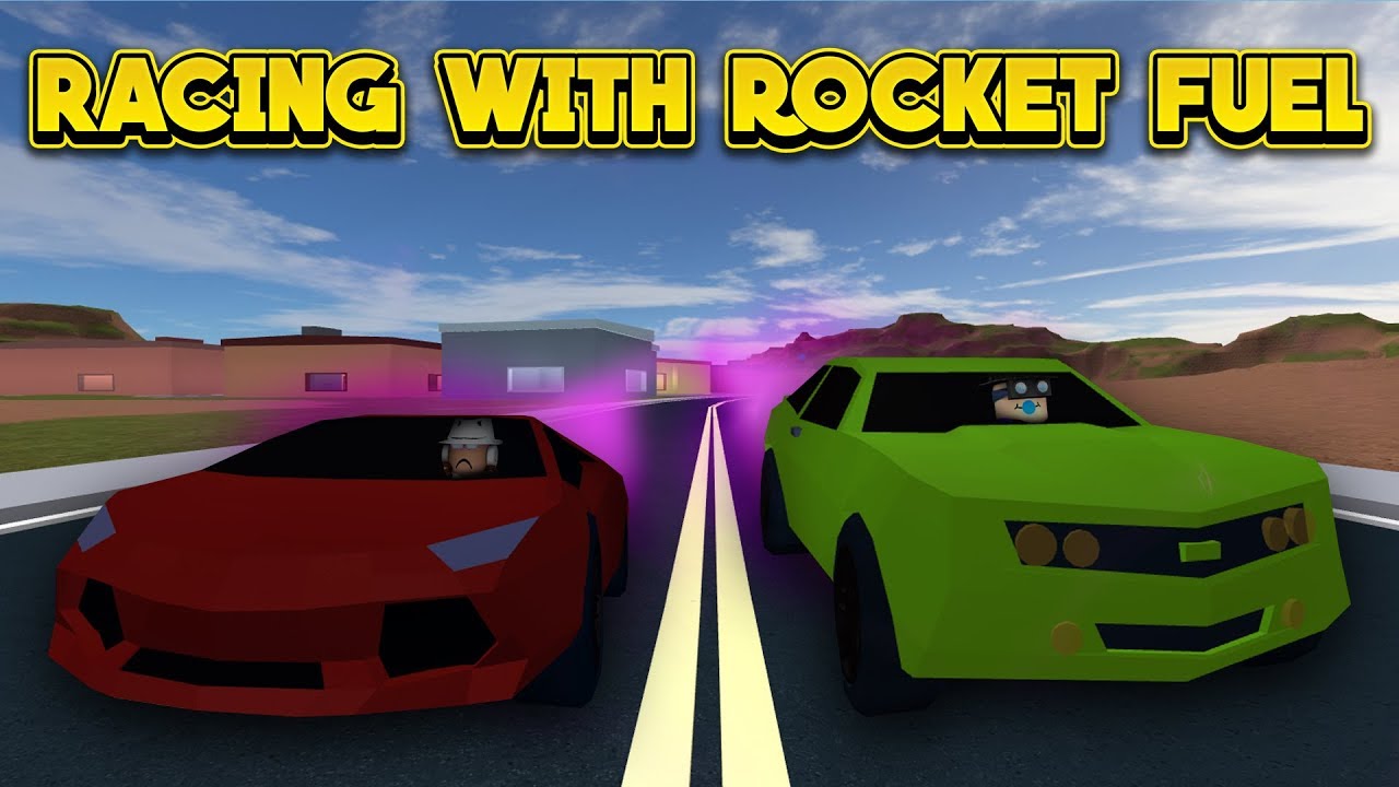 Racing Vehicles With Rocket Fuel Roblox Jailbreak Youtube - spending all my robux on rocket fuel roblox jailbreak