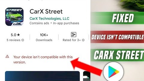 Carx street your device isn