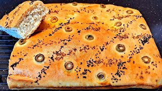 Home made bread/خبز الكوشة بالسميد و الفرينة خفيف ريشةساهل ماهل