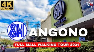 [4K] SM Center Angono Full Mall Walk Tour 2024 | Rizal, Philippines