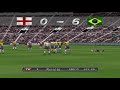 World Soccer Winning Eleven 2002 BRAZIL vs ENGLAND 