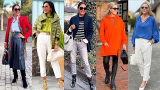 Vintage Clothing For Women Over 40+50+60 Ages | Winter Outfits Style Top Trending 2023 | Best Outfit