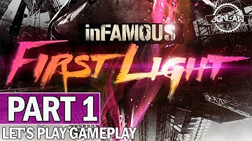 inFamous First Light Walkthrough - Part 1 Fetch - Gameplay Review