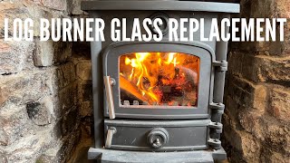 How To Replace Broken Glass In Your Log Wood Burner Stove | Wood Stove Glass Replacement