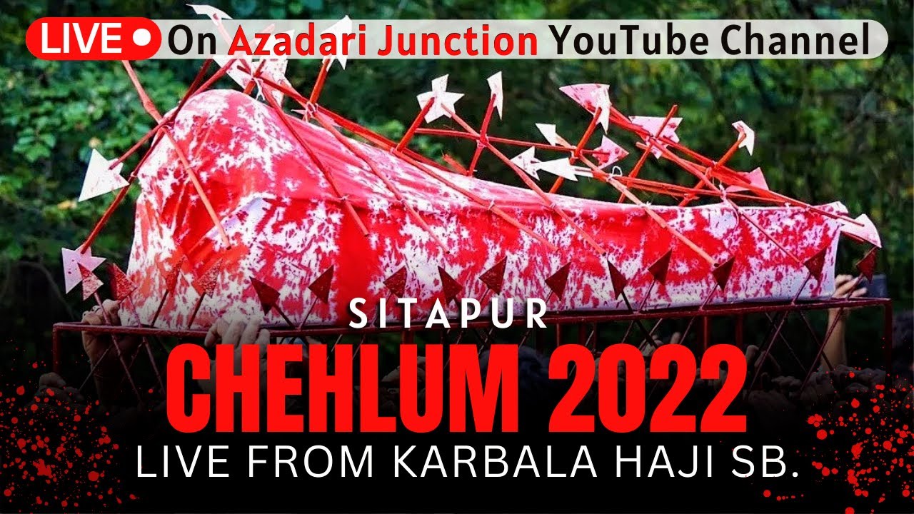 🔴 LIVE JULUSECHEHLUM (ARBAEEN) from KARBALA HAJI SB Moharram