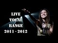 Laura Pausini - Live Vocal Range - 2011/2012