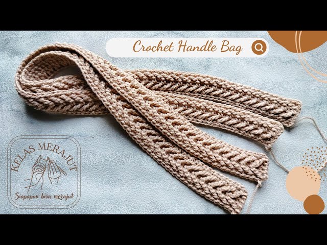 🧶Super Easy How to Crochet Bag Strap or Crochet a Cord Step by Step