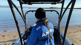 AMP 8.4 amphibious RIB demonstration with idealboat.com