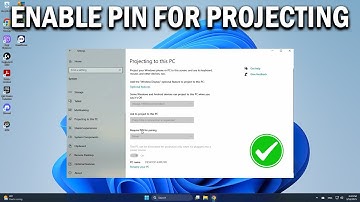 How To Enable or Disable Require PIN for Pairing When Projecting to This PC in Windows 10