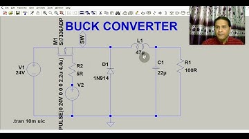 LTSpice Buck converter Design | Simulation