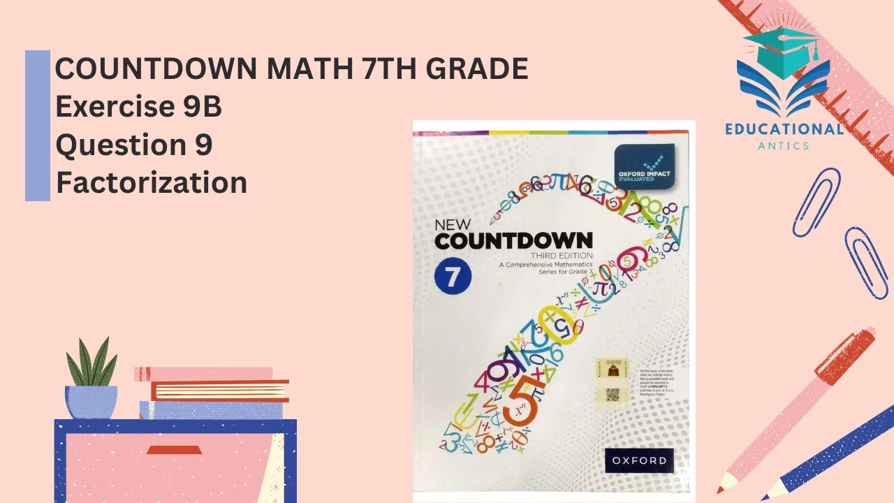 Exercise 9B Q 9 Countdown Book 7 Countdown math 7th grade 7th Grade ...