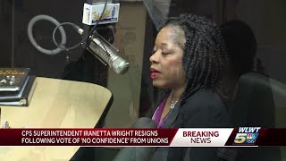 CPS superintendent Iranetta Wright resigns following 'no confidence' vote