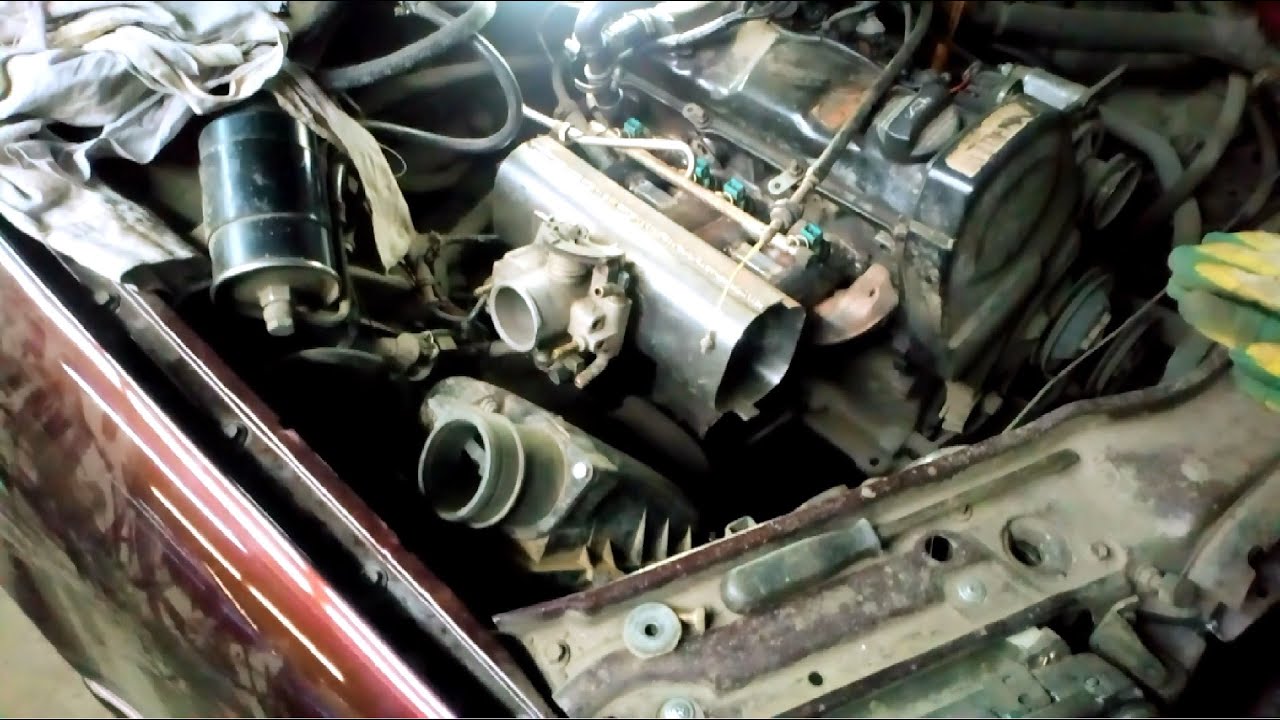 Ауди 100 С4 2.0 самодельный впускной коллектор под инжектор ч.2 - YouTube