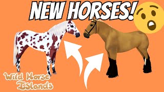 NEW HORSES + NEW MAPS! WILD HORSE ISLANDS UPDATE