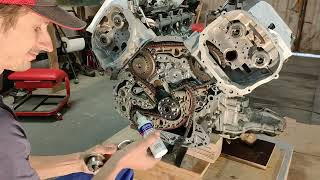 RECONSTRUYENDO MOTOR V8 4.2 DE AUDI - Parte 6 - Distribucion