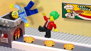 Lego Pizza Factory | Unbelievable! Making Pizza From Police