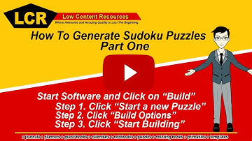 How To Generate Sudoku Puzzles - Part 1