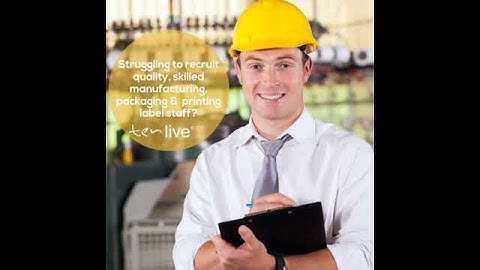 Struggling to recruit quality, skilled manufacturing, packaging and printing label staff? ✨