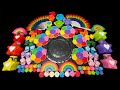 The Most Satisfying🌈 Rainbow🌈 Slime ASMR Ever/🌈Rainbow🌈 Slime Mixing Random things into slime