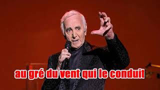 Karaoké Charles Aznavour - Je reviens Fanny  1967