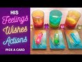 HIS FEELINGS, WISHES and ACTIONS 😲💏😍💖 Pick A Card Love Tarot Reading NO CONTACT Ex Crush Partner