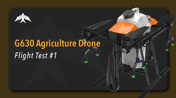 G630 30 Litres Agriculture Spraying Drone Flight Test #1 | Alphaswift