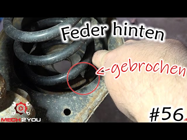 🛠️#56 Feder hinten links beim VW Eos gebrochen