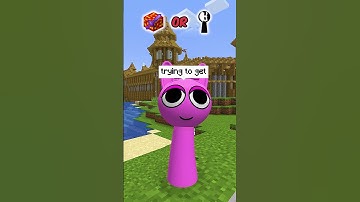 WOULD YOU RATHER IN MINECRAFT! part 3 ⛏️ #shorts