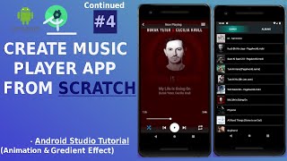 How To Make Music Player App In Android Studio Tutorial Read Songs From Phone Part - 4 Continue screenshot 4