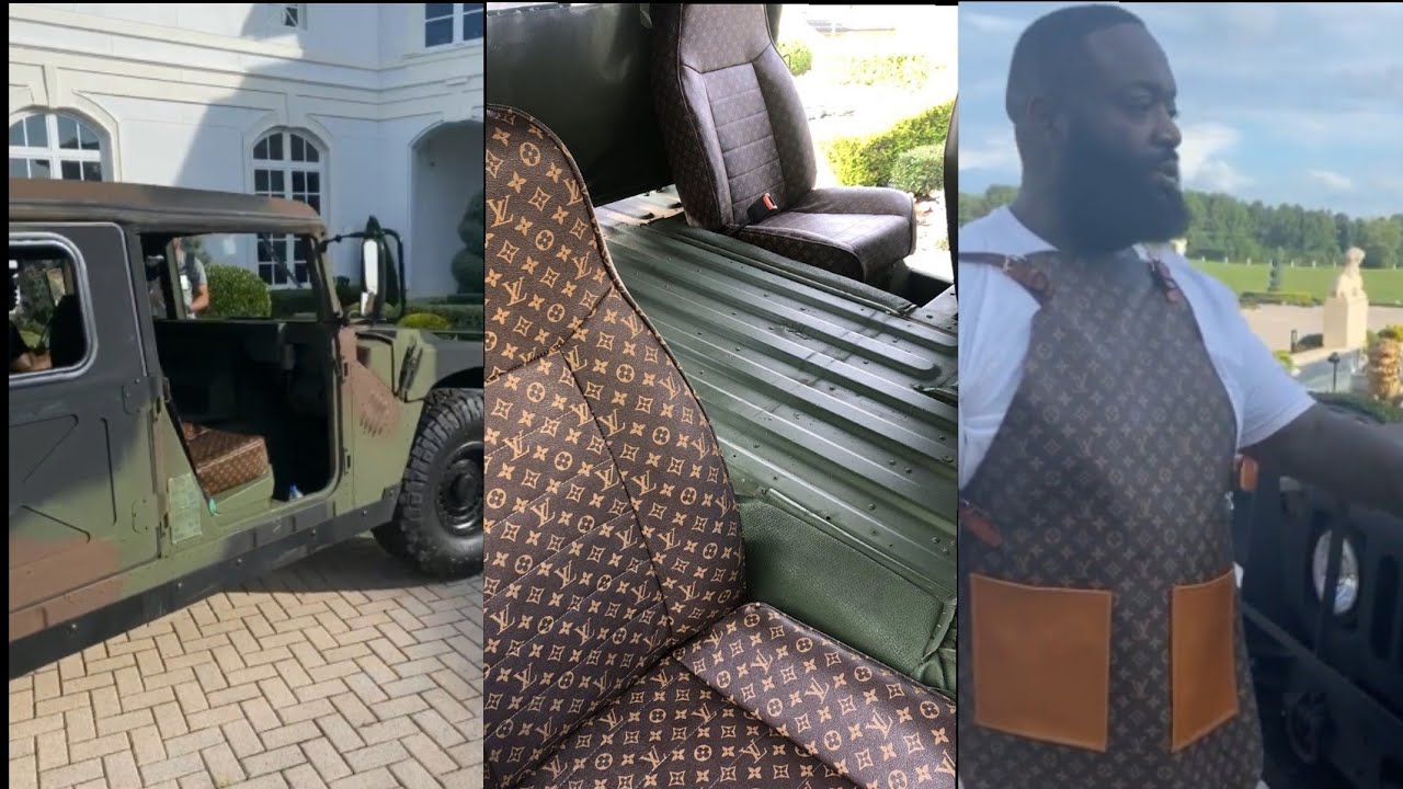 Rick Ross Shows Off His Louis Vuitton Leather-Interior Hummer, It's a  Perfect Match - autoevolution