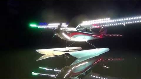 Apprentice with LED lights on floats!