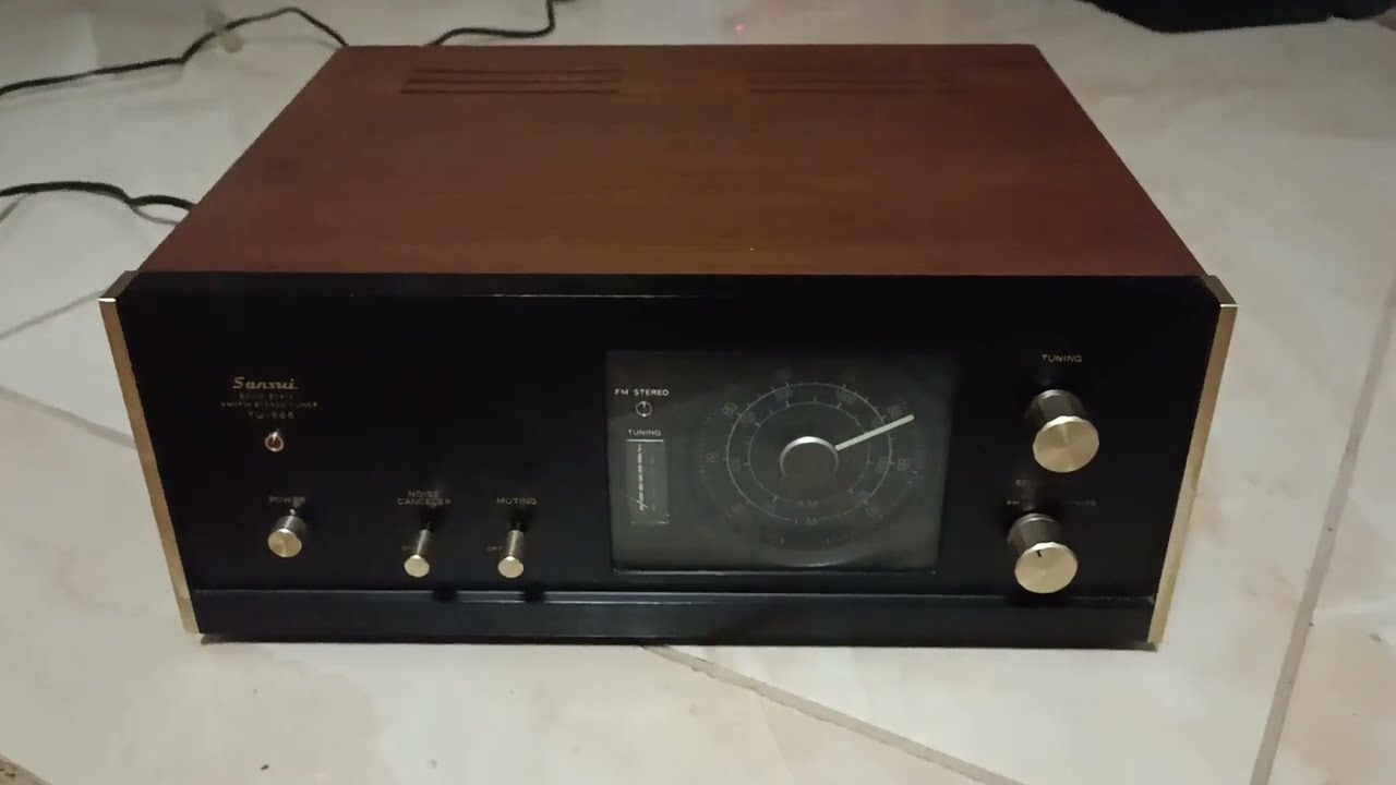 SANSUI TU-666 vintage Tuner - Japan Version | 1970 - 1972 - YouTube