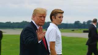 See How Tall Barron Trump Got in Just a Year