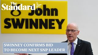 Swinney confirms bid to run for SNP leadership and become Scotland&#39;s first minister