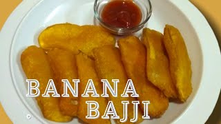 Raw Banana Bajji |Crispy banana bajji recipe|vazhakkai bajji
